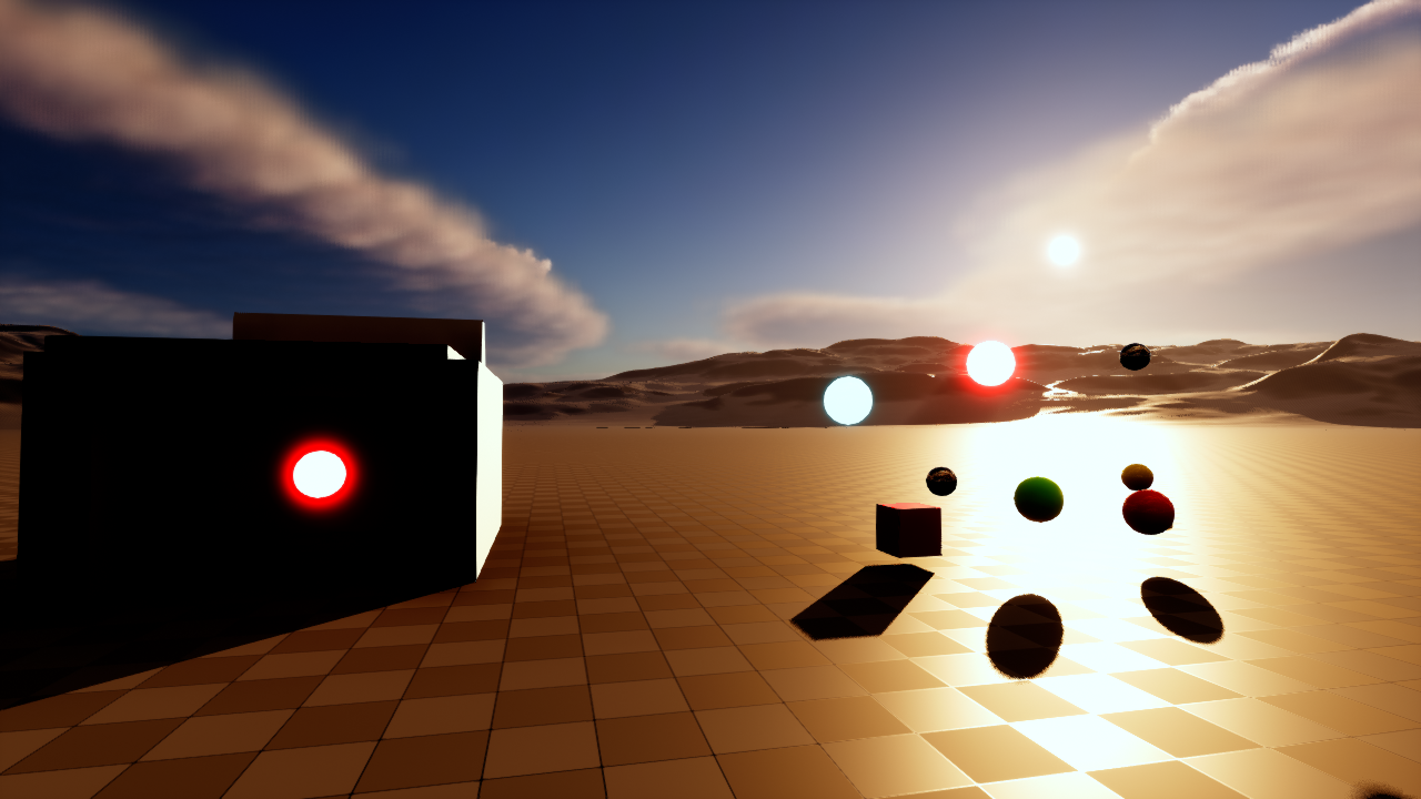 AgX / ACES Like with native default parameters in the Unreal test scene
